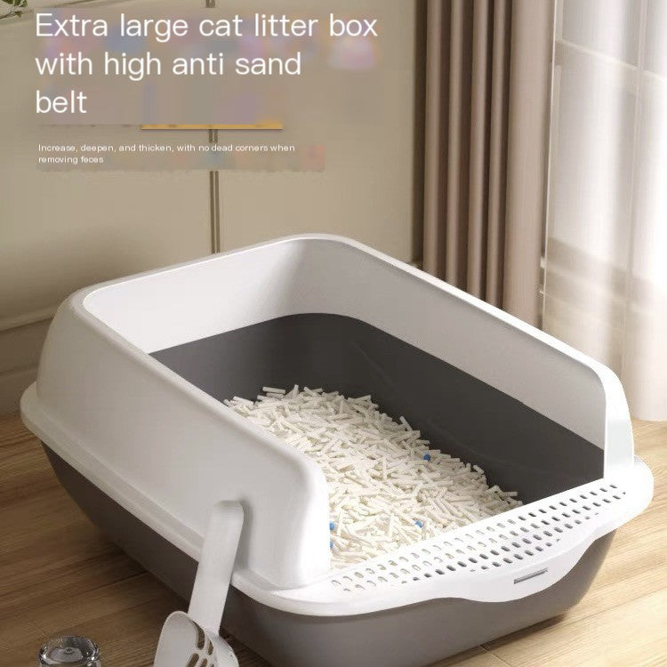 Cat Litter Box with Removable Parts