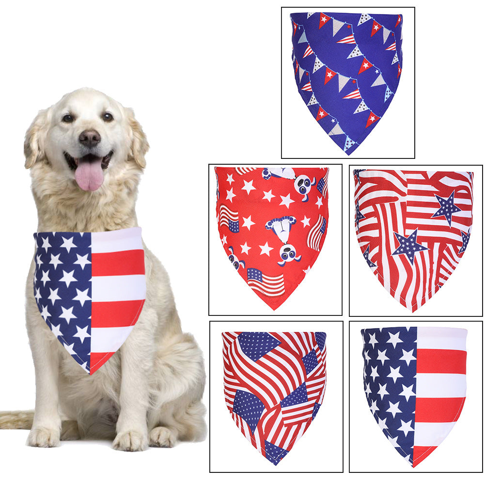 Pet Slobber-American flag
