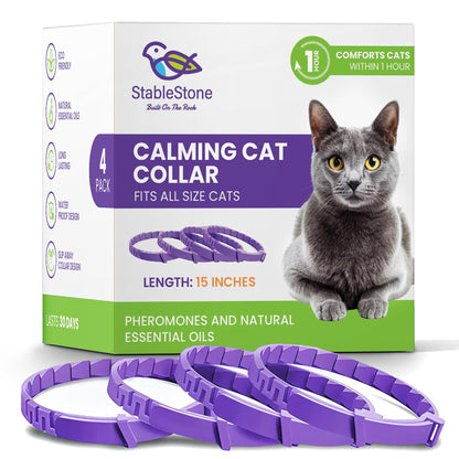 4 Pack Calming Collar for Cats