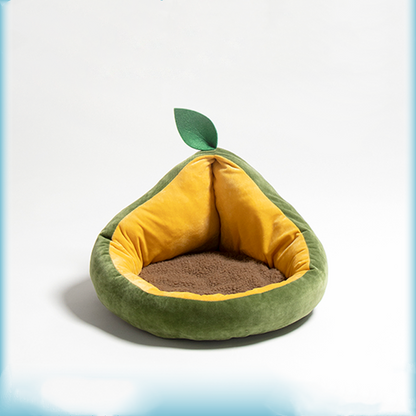 plant-shaped cat bed