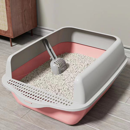 Cat Litter Box with Removable Parts