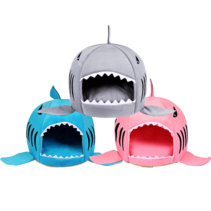 shark-shaped bed for pets