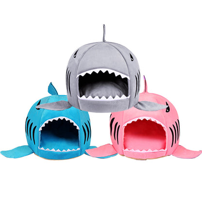 shark-shaped bed for pets