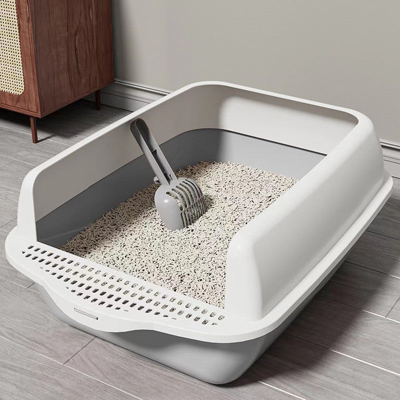 Cat Litter Box with Removable Parts