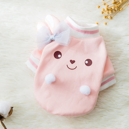 Cartoon Pet Clothes for Autumn and Winter