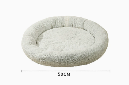 warm and fuzzy cat bed