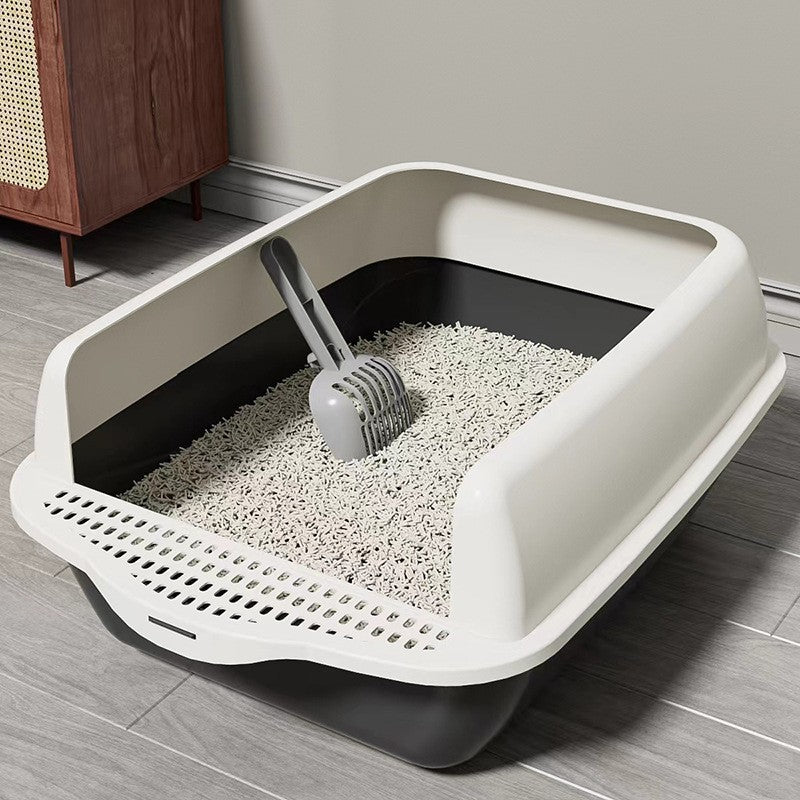 Cat Litter Box with Removable Parts