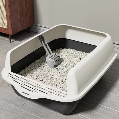 Cat Litter Box with Removable Parts