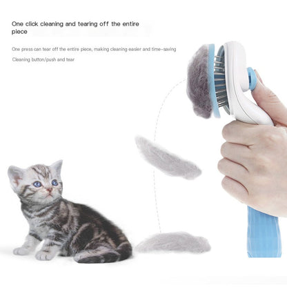 Pet Grooming Brush for Cats and Dogs