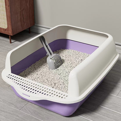 Cat Litter Box with Removable Parts