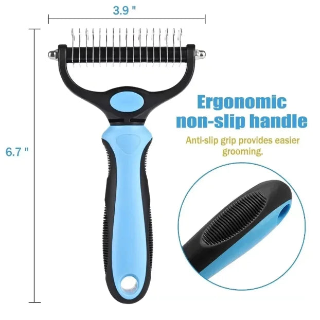 Double-Sided Pet Grooming Brush