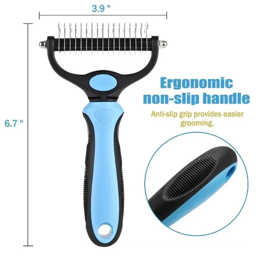 Double-Sided Pet Grooming Brush