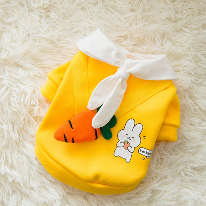 Cartoon Pet Clothes for Autumn and Winter